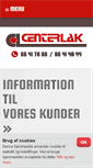Mobile Screenshot of centerlak.dk